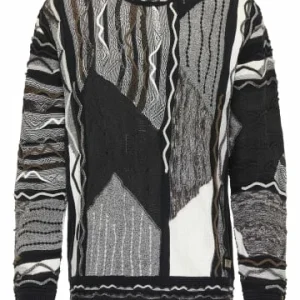 Bekleidung Carlo Colucci Pullover Comper In Schwarz / Weiß Günstig Kaufen 10