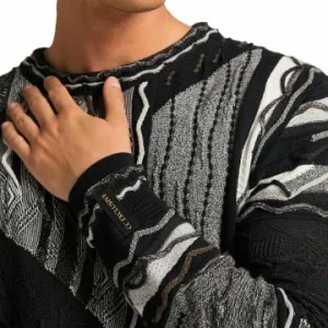 Bekleidung Carlo Colucci Pullover Comper In Schwarz / Weiß Günstig Kaufen 14