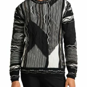 Bekleidung Carlo Colucci Pullover Comper In Schwarz / Weiß Günstig Kaufen 16