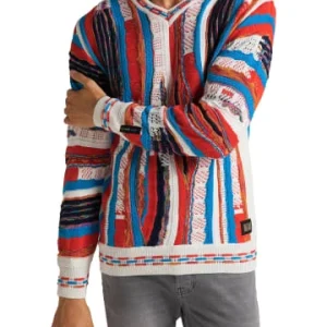 Bekleidung Carlo Colucci Pullover Condori In Weiß / Rot Günstig Kaufen 18