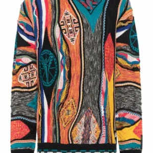 Bekleidung Carlo Colucci Pullover Conedera In Schwarz / Rot Günstig Kaufen 12