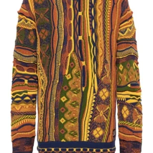 Bekleidung Carlo Colucci Pullover Confalonieri In Navy / Orange Günstig Kaufen 8