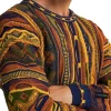 Bekleidung Carlo Colucci Pullover Confalonieri In Navy / Orange Günstig Kaufen 19