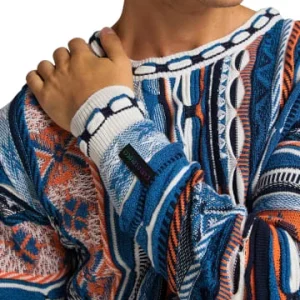 Bekleidung Carlo Colucci Pullover Confalonieri In Weiß / Blau Günstig Kaufen 8