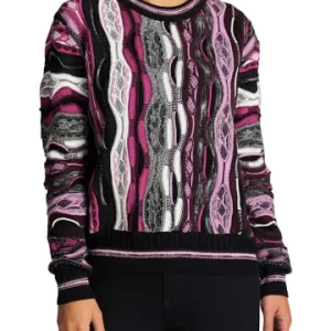 Bekleidung Carlo Colucci Pullover Consiglio In Anthrazit / Lila Günstig Kaufen 16