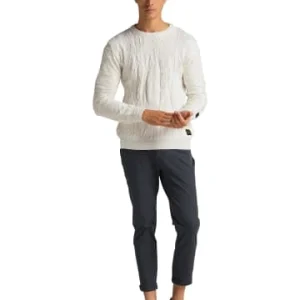 Bekleidung Carlo Colucci Pullover Constantini In Weiß Günstig Kaufen 11