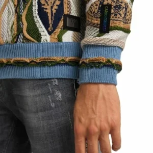 Bekleidung Carlo Colucci Pullover Corghi In Petrol Günstig Kaufen 8