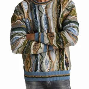 Bekleidung Carlo Colucci Pullover Corghi In Petrol Günstig Kaufen 12