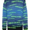 Bekleidung Carlo Colucci Pullover Cornaviera In Navy / Petrol Günstig Kaufen 19