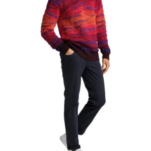 Bekleidung Carlo Colucci Pullover Cornaviera In Rot / Marine Günstig Kaufen 10