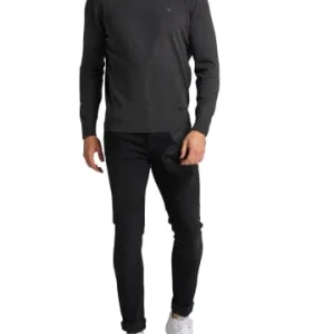 Bekleidung Carlo Colucci Pullover Creatore In Anthrazit Meliert Günstig Kaufen 10
