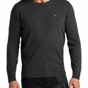 Bekleidung Carlo Colucci Pullover Creatore In Anthrazit Meliert Günstig Kaufen 12