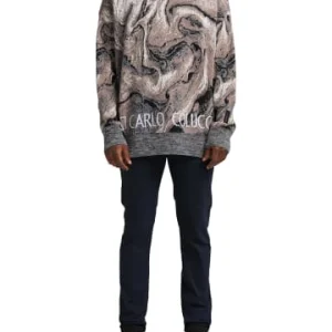 Bekleidung Carlo Colucci Pullover Crupi In Beige Meliert Günstig Kaufen 10