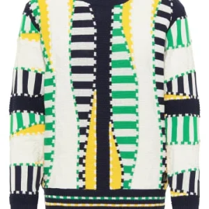 Bekleidung Carlo Colucci Pullover Cucatti In Navy / Weiß Günstig Kaufen 8