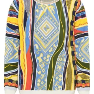 Bekleidung Carlo Colucci Pullover Cuccaro In Weiß / Blau Günstig Kaufen 8