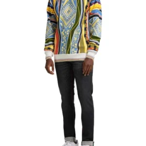 Bekleidung Carlo Colucci Pullover Cuccaro In Weiß / Blau Günstig Kaufen 10