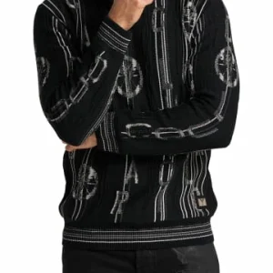 Bekleidung Carlo Colucci Pullover Cuccu In Schwarz Günstig Kaufen 12