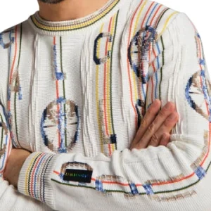 Bekleidung Carlo Colucci Pullover Cuccu In Weiß Günstig Kaufen 8
