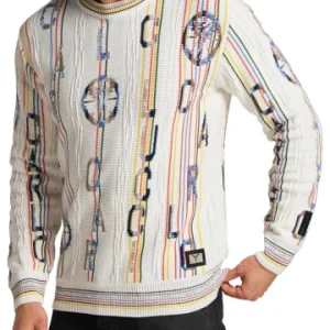 Bekleidung Carlo Colucci Pullover Cuccu In Weiß Günstig Kaufen 12
