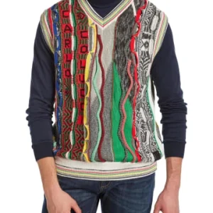 Bekleidung Carlo Colucci Pullover Daccordo In Weiß / Blau Günstig Kaufen 12