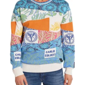 Bekleidung Carlo Colucci Pullover DaCol In Weiß Günstig Kaufen 12