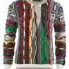 Bekleidung Carlo Colucci Pullover DaDamos In Weiß / Blau Günstig Kaufen 16