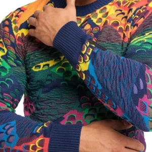 Bekleidung Carlo Colucci Pullover Dalfollo In Navy / Grün Günstig Kaufen 8
