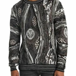 Bekleidung Carlo Colucci Pullover Damian In Schwarz / Weiß Günstig Kaufen 15