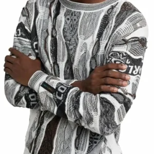 Bekleidung Carlo Colucci Pullover D’Amico In Weiß / Grau Günstig Kaufen 13