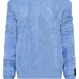 Bekleidung Carlo Colucci Pullover Dandaro In Hellblau Günstig Kaufen 15