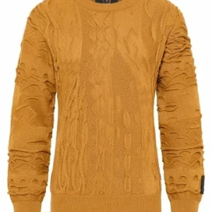 Bekleidung Carlo Colucci Pullover D’Andrea In Senfgelb Günstig Kaufen 9