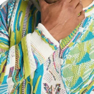 Bekleidung Carlo Colucci Pullover De Cristan In Weiß / Grün Günstig Kaufen 14