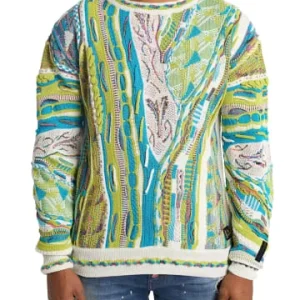 Bekleidung Carlo Colucci Pullover De Cristan In Weiß / Grün Günstig Kaufen 18