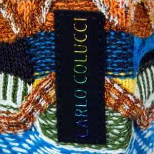 Bekleidung Carlo Colucci Pullover – Rundhals C10907 – Yellow / Blue Günstig Kaufen 10