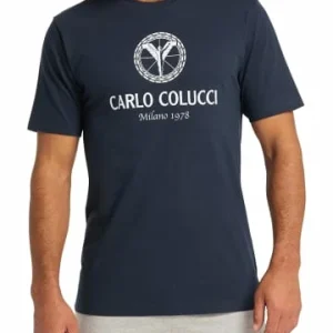 Bekleidung Carlo Colucci Pyjama Cognolato In Navy Günstig Kaufen 12