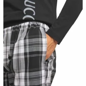 Bekleidung Carlo Colucci Pyjama D’Alpaos In Schwarz / Grau Günstig Kaufen 8