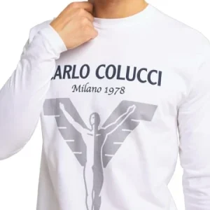 Bekleidung Carlo Colucci Pyjama Dalpiano In Weiß / Blau Günstig Kaufen 8