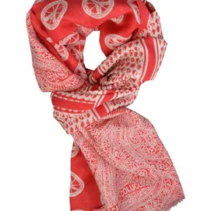 Accessoires Carlo Colucci Schal Campanini In Rot Günstig Kaufen 6