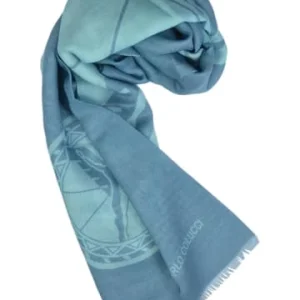 Accessoires Carlo Colucci Schal Campedelli In Jeansblau Günstig Kaufen 6