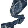 Accessoires Carlo Colucci Schal Campei In Blau / Marine Günstig Kaufen 13
