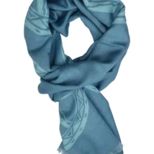 Accessoires Carlo Colucci Schal Campei In Jeansblau Günstig Kaufen 7