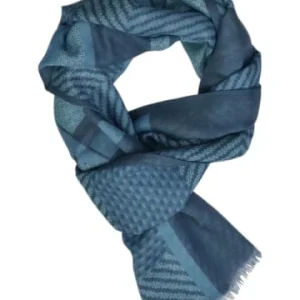 Accessoires Carlo Colucci Schal Campestrini In Jeansblau Günstig Kaufen 7