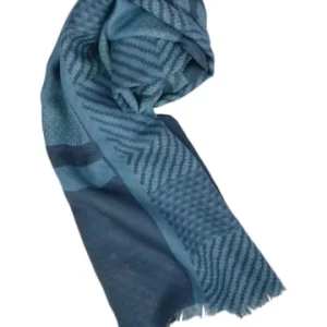 Accessoires Carlo Colucci Schal Campestrini In Jeansblau Günstig Kaufen 9
