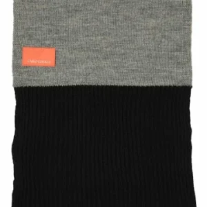 Accessoires Carlo Colucci Schal Dall’Oca In Anthrazit Meliert Günstig Kaufen 11