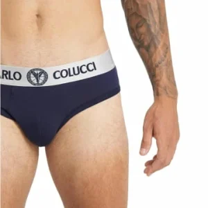 Bekleidung Carlo Colucci Slip Cavaggion In Navy Günstig Kaufen 12