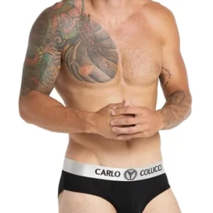 Bekleidung Carlo Colucci Slip Cavaggion In Schwarz Günstig Kaufen 16