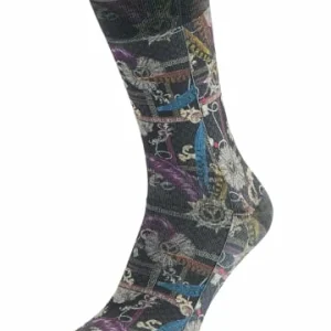 Bekleidung Carlo Colucci Socken Cirrincione In Schwarz / Mehrfarbig Günstig Kaufen 7