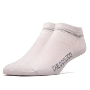 Bekleidung Carlo Colucci Socken Sneaker Amalfi White Günstig Kaufen 9