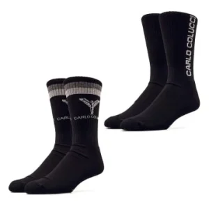 Bekleidung Carlo Colucci Sportsocken – 2er Pack NBA – Black Günstig Kaufen 8