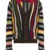 Outdoor & Sport Carlo Colucci Strickjacke Cagnati In Anthrazit / Schwarz Günstig Kaufen 19